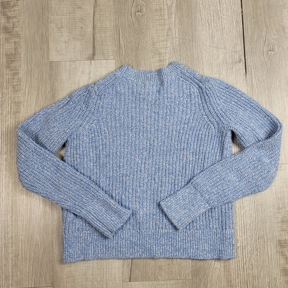 Banana Republic Marled Pullover Sweater Blue Heather - Picture 4 of 8
